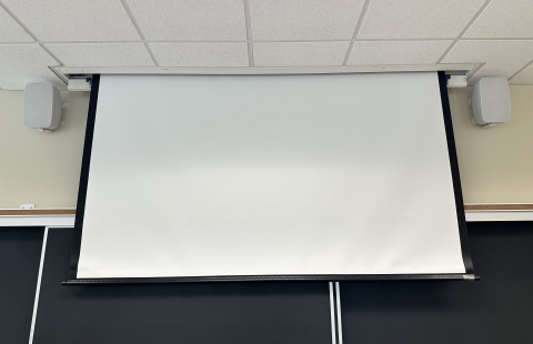 Gregg 110 Classroom Projector Screen