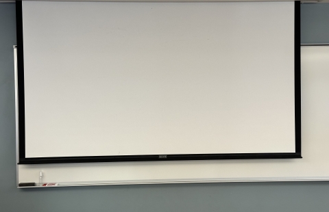 Hamilton Smith 105 TEAL Classroom Projector Screen
