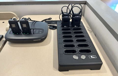 Hamilton Smith 130 TEAL Classroom Lav Microphones & Assisted Listening System