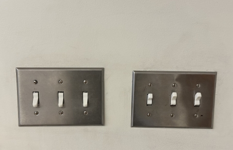 Parsons N116 Classroom Light Switches