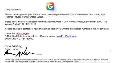 Phishing email 7/20/21