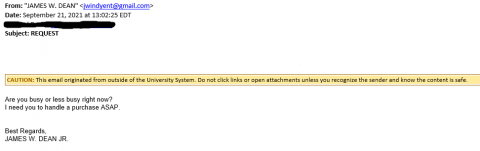 9/21/21 Phishing Email